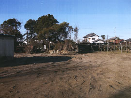 建物解体および整地工事(市原市)